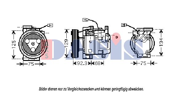 AKS DASIS Kompressor,kliimaseade 851857N